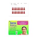 Eyetex Pallavi Sticker Bindi/Pottu|Gopi/Tilak|Aloe Vera &amp; Papaya Extracts|Breathable Non-Irritating Velvet Fabric|G11|Red|20 Flaps