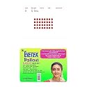 Eyetex Pallavi Sticker Bindi/Pottu|Gopi/Tilak|Aloe Vera &amp; Papaya Extracts|Breathable Non-Irritating Velvet Fabric|G4|Red|20 Flaps