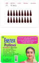 Eyetex Pallavi Sticker Kumkum Forehead Maroon Bindis (Gopi)