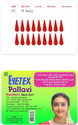 Eyetex Pallavi Sticker Kumkum Forehead Red Bindis (Gopi)
