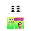 Eyetex Pallavi Sticker Bindi/Pottu|Gopi/Tilak|Aloe Vera &amp; Papaya Extracts|Breathable Non-Irritating Velvet Fabric|G1|Dark Maroon|20 Flaps