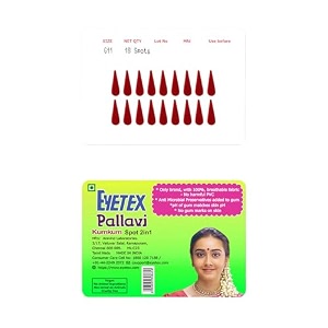 eyetex pallavi sticker bindipottugopitilakaloe vera amp papaya extractsbreathable non-irritating velvet fabricg11light maroon20 flaps