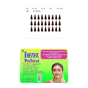 eyetex pallavi sticker bindipottugopitilakaloe vera amp papaya extractsbreathable non-irritating velvet fabricg12dark maroon20 flaps