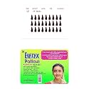 Eyetex Pallavi Sticker Bindi/Pottu|Gopi/Tilak|Aloe Vera &amp; Papaya Extracts|Breathable Non-Irritating Velvet Fabric|G12|Dark Maroon|20 Flaps