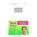 Eyetex Pallavi Sticker Bindi/Pottu|Gopi/Tilak|Aloe Vera &amp; Papaya Extracts|Breathable Non-Irritating Velvet Fabric|G4|Dark Maroon|20 Flaps