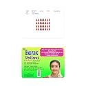 Eyetex Pallavi Sticker Bindi/Pottu|Gopi/Tilak|Aloe Vera &amp; Papaya Extracts|Breathable Non-Irritating Velvet Fabric|G5|Red|20 Flaps