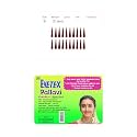 Eyetex Pallavi Sticker Bindi/Pottu|Gopi/Tilak|Aloe Vera &amp; Papaya Extracts|Breathable Non-Irritating Velvet Fabric|G8|Maroon|20 Flaps