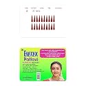 Eyetex Pallavi Sticker Bindi/Pottu|Gopi/Tilak|Aloe Vera &amp; Papaya Extracts|Breathable Non-Irritating Velvet Fabric|G8|Light Maroon|20 Flaps