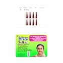 Eyetex Pallavi Sticker Bindi/Pottu|Gopi/Tilak|Aloe Vera &amp; Papaya Extracts|Breathable Non-Irritating Velvet Fabric|G9|Light Maroon|20 Flaps