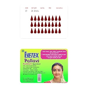 eyetex pallavi sticker bindipottugopitilakaloe vera amp papaya extractsbreathable non-irritating velvet fabricg1light maroon20 flaps
