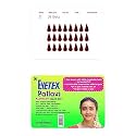 Eyetex Pallavi Sticker Bindi/Pottu|Gopi/Tilak|Aloe Vera &amp; Papaya Extracts|Breathable Non-Irritating Velvet Fabric|G1|Maroon|20 Flaps