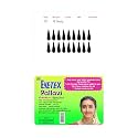 Eyetex Pallavi Sticker Bindi/Pottu|Gopi/Tilak|Aloe Vera &amp; Papaya Extracts|Breathable Non-Irritating Velvet Fabric|G11|Black|20 Flaps