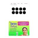 Eyetex Pallavi Sticker Kumkum (Round), P0 - Black, 20 Flaps,