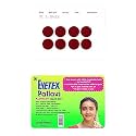 Eyetex Pallavi Sticker Kumkum (Round), P0 - Light Maroon, 20 Flaps,