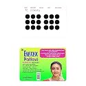 Eyetex Pallavi Sticker Kumkum (Round), P2 - Black, 20 Flaps,