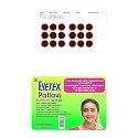 Eyetex Pallavi Sticker Kumkum (Round), P2A - Maroon, 20 Flaps,