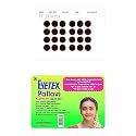 Eyetex Pallavi Sticker Kumkum (Round), P3 - Dark Maroon, 20 Flaps,