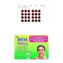 Eyetex Pallavi Sticker Kumkum (Round), P3A - Maroon, 20 Flaps,