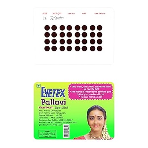 eyetex pallavi sticker bindipotturoundaloe vera amp papaya extractsbreathable non-irritating velvet fabricp4dark maroon20 flaps