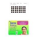 Eyetex Pallavi Sticker Bindi/Pottu|Round|Aloe Vera & Papaya Extracts|Breathable Non-Irritating Velvet Fabric|P4|Dark Maroon|20 Flaps