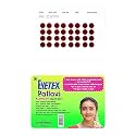 Eyetex Pallavi Sticker Kumkum (Round), P4A - Light Maroon, 20 Flaps,
