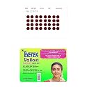 Eyetex Pallavi Sticker Kumkum (Round), P4A - Maroon, 20 Flaps,