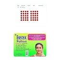 Eyetex Pallavi Sticker Kumkum (Round), P5 - Red, 20 Flaps,