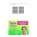 Eyetex Pallavi Sticker Kumkum (Round), P5 - Black, 20 Flaps