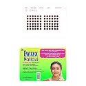 Eyetex Pallavi Sticker Kumkum (Round), P6 - Dark Maroon, 20 Flaps,