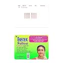 Eyetex Pallavi Sticker Bindi/Pottu|Round|Aloe Vera &amp; Papaya Extracts|Breathable Non-Irritating Velvet Fabric|P9|Red|20 Flaps