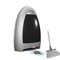 EyeVac Home Touchless Vacuum Automatic Dustpan - Great for Sweeping Pet Hair Food Dirt Kitchen - Ultra Fast &amp; Powerful, No More Bending Down, Bagless, Corded, Automatic Sensors, 1000 Watt (Silver)