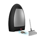EyeVac Home Touchless Vacuum Automatic Dustpan - Great for Sweeping Pet Hair Food Dirt Kitchen - Ultra Fast &amp; Powerful, No More Bending Down, Bagless, Corded, Automatic Sensor, 1000 Watt (Matte Black)
