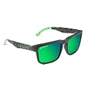 Eyewearlabs OKNO | Polarized Full Rim Rectangular Branded Stylish Sunglasses For Men &amp; Women | 100% UV Protection Shades | Cricket Sports Cycling Driving | Medium | Outlaws