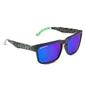 Eyewearlabs OKNO | Polarized Full Rim Rectangular Branded Stylish Sunglasses For Men &amp; Women | 100% UV Protection Shades | Cricket Sports Cycling Driving | Medium | Outlaws