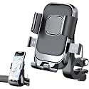 EYUVAA LABEL Universal Mobile Holder for Bikes with One Click Locking Phone Holder 360° Rotation Phone Mount Anti-Slip and Adjustable Angle for Motorcycles, Bicycles, E-Bikes, Scooters (XY-088)