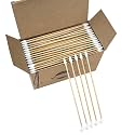 Eyxformula 200/400 Pcs Gun Cleaning Swabs with Double Pointed Tips, 6 Inch Sturdy Bamboo Sticks, Lint Free Long Cotton Swabs for Firearm Maintenance, Precision Cleaning Pistol, Rifle, Handgun, Shotgun