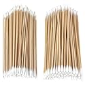Eyxformula 200/400 Pcs Gun Cleaning Swabs with Double Pointed Tips, 6 Inch Sturdy Bamboo Sticks, Lint Free Long Cotton Swabs for Firearm Maintenance, Precision Cleaning Pistol, Rifle, Handgun, Shotgun