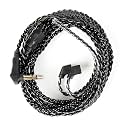 EZ EAR CCZ C01 2M IEM Cable in Ear Monitor Cable with 3.5mm Plug for KBEAR KS1/KS2/Lark/Robin/Rosefinch,CCZ Melody/DC01 PRO/DC02/Coffee Bean/Warrior(3.5mm Without Mic, TFZ)