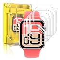 EZ-GLAZ-4 Pack for Apple Watch SE1 2 3 Series 6 5 4 Screen Protector 40mm