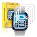 EZ-GLAZ-4 Pack for Apple Watch SE1 2 3 Series 6 5 4 Screen Protector 44mm