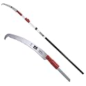 EZ Kut Kamikaze 15′ Extendable Tree Trimmer Pole Saw - Branch Cutter with Single Hook Pole Saw Blade for Branch Removal - Best Pole Saws for Tree Trimming. Tree pruner pole saw since 1988