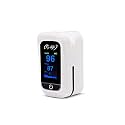 EZ-LIFE EZ-26P Pulse Oximeter - Portable SpO2 Monitor with Pulse Rate Tracking, Perfusion Index, HD Display, Sound Alarm, Auto Power Off, 20+ Hours Battery Life