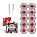 EZARC 1-1/2 Diamond Tile Cutting Wheels with Mandrel, 0.6mm Kerf, 10-Pack