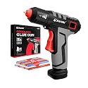 EZARC Cordless Hot Glue Gun,15s Fast Heating, 30 Mini Glue Sticks, Black