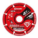 EZARC Diamond Cutting Wheel 4 1/2 x 7/8 Inch for Metal, Cut Off Wheel with 5000+ Cuts on Rebar, Steel, Iron and INOX