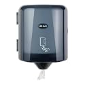 EZbrnd Wall Mount High Capacity Centerpull Paper Towel Dispenser for Commercial/Washroom/Office/FoodService, Pearl Black