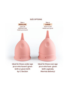 ezcup large reusable menstrual cup pack of 1
