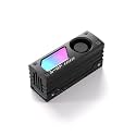 EZDIY-FAB Shield ARGB M.2 2280 SSD Heatsink, Built-in 20mm PWM Fan, Black