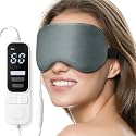 Ezona Heated Eye Mask, Warm Eye Compress Mask for Dry Eyes, Gray