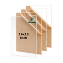 EZONKART 16x18 Inch 3mm Acrylic Sheet Transparent for Painting 45.72 cm Acrylic Sheet